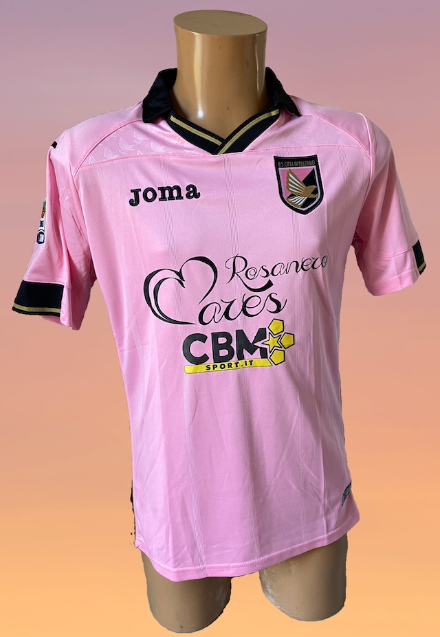 MONDO REPLICA MAGLIA PALERMO F.C. 2014/15 # 9 P. DYBALA TG. M NON ORIGINALE